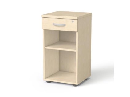 Skrinka, so zásuvkou, otvorená s poličkou, MAYAH "Freedom SV-14", javor