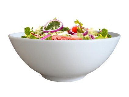 Müsli a šalátová misa, ROTBERG, biela, 17 cm, 6ks set "Basic"