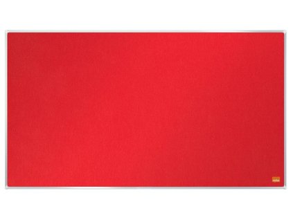 Textilná tabuľa, širokouhlá,40"/89x50cm, hliníkový rám, NOBO "Impression Pro", červená