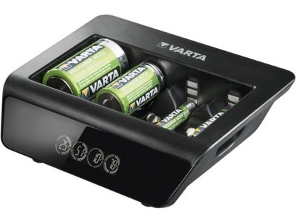 Nabíjačka batérií, univerzálna, AA/AAA/C/D/9V, LCD obrazovka, VARTA "Universal"