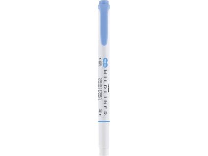 Zvýrazňovač, 1,0/3,5 mm, obojstranný, ZEBRA "Mildliner Cool & Refined", modrá