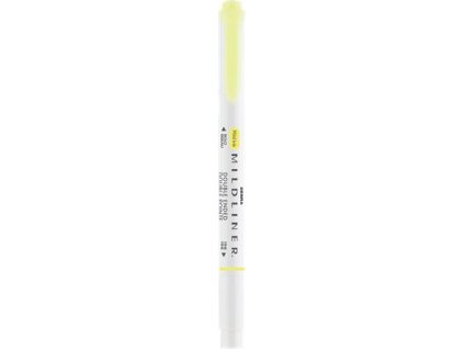 Zvýrazňovač, 1,0/3,5 mm, obojstranný, ZEBRA "Mildliner Fluorescent", žltá