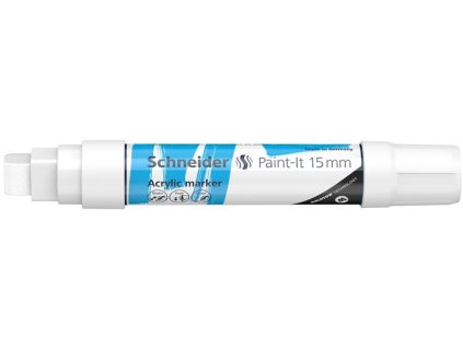 Dekoračný popisovač, akryl, 15 mm, SCHNEIDER "Paint-It 330", biela
