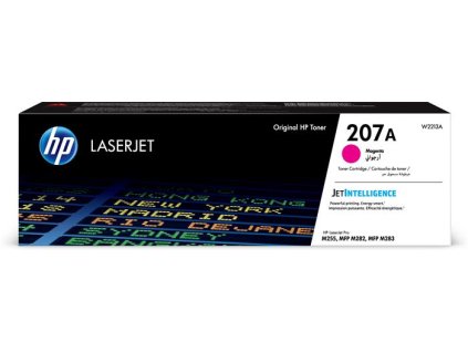 W2213A Laserový toner pre Color LaserJet Pro M182N, M183FW tlačiarne, HP 207A, magenta, 1,25k