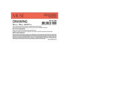 Výkres, A3+, 20 listov, 150g, SHKOLYARYK "Drawing Muse"