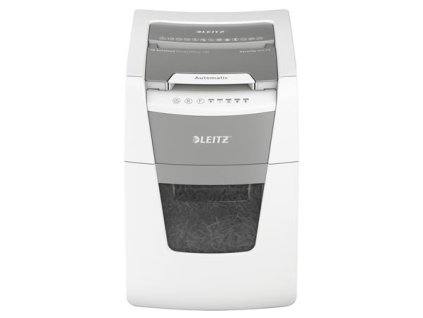 Skartovací stroj, mikrokonfety, 100 listov, LEITZ "IQ AutoFeed SmallOffice 100 P5 Pro"