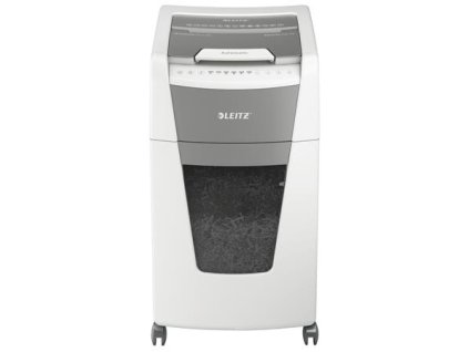 Skartovací stroj, mikrokonfety, 300 listov, LEITZ "IQ AutoFeed Office 300 P5 Pro"
