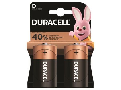 Batéria, D goliath, 2ks, DURACELL "Basic"