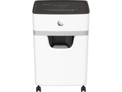 Skartovací stroj, mikrokonfety, 10 listov, HP "Oneshred 10MC", svetlosivý