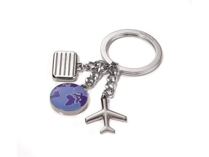 Kľúčenka, s 3 charm ozdobou, TROIKA "Cestovateľ"