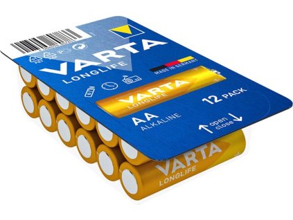 Batéria, AA tužková, 12 ks, VARTA "Longlife"