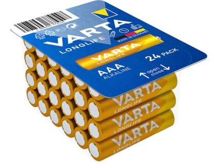 Batéria, AAA mikro, 24 ks, VARTA "Longlife"
