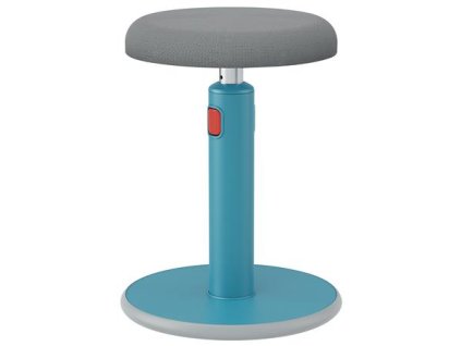 Stolička, ergonomická, LEITZ "Ergo Cosy Active", pokojná modrá