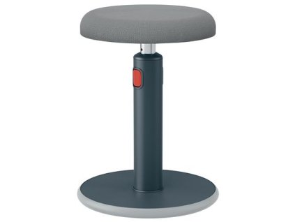 Stolička, ergonomická, LEITZ "Ergo Cosy Active", zamatová sivá