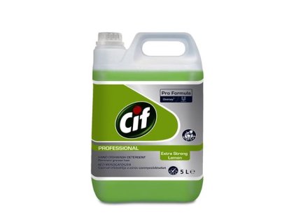 Čistiaci prostriedok na umývanie riadu, 5 l, CIF "Dishwash Extra Strong", citrón