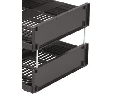 Adaptér pre zväčšenie kapacity odkladača, kovový, DURABLE "Optimo", strieborná