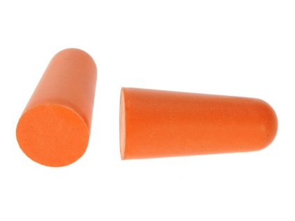 Sluchové zátky, PU pena, 200 párov, oranžové