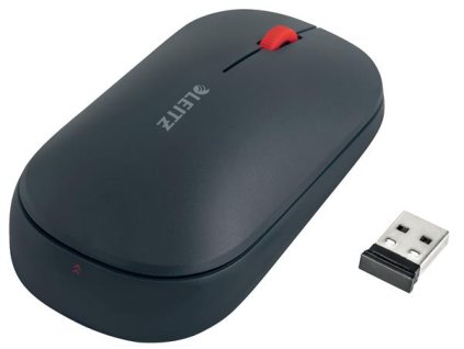 Myš, bezdrôtová, Bluetooth, LEITZ "Cosy", zamatová sivá