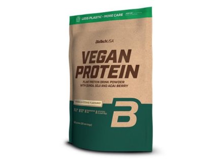 Výživový doplnok, 500 g, vegan, BIOTECH USA, vanilkový koláč