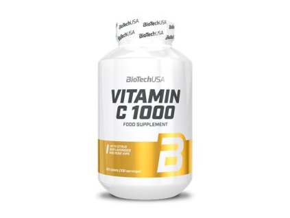 Výživový doplnok, 100 tabliet, s 1000 mg vitamínu C, BIOTECH USA
