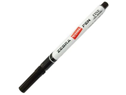 Permanentný popisovač, 1,5 mm, kuželový, ZEBRA "Name Pen Fine", čierny