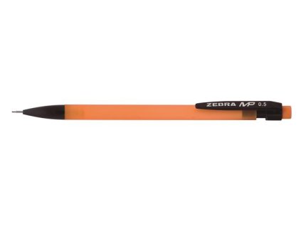 Mikroceruzka, 0,5 mm, ZEBRA "MP", oranžová