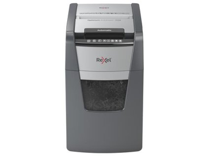 Skartovací stroj, mikrokonfety, 150 listov, REXEL "Optimum AutoFeed+ 150M"