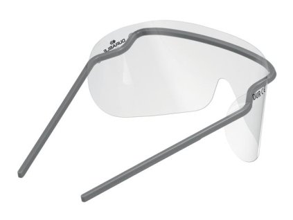 Ochrana zraku,  číra, s vymeniteľnou fóliou, DURABLE, sivá