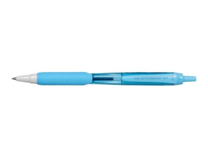 Guľôčkové pero, 0,38 mm, stláčací mechanizmus, UNI "SXN-101FL ", vodovo modré