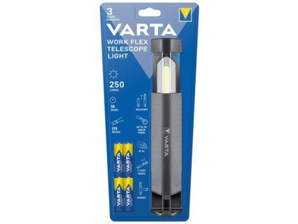 Batéria, LED, VARTA "Work Flex Telescope"
