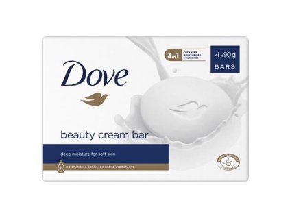 Mydlo, 4x90 g, DOVE "Beauty cream bar", starostlivosť o krásu