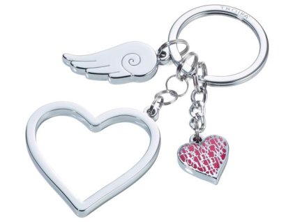 Kľúčenka, s 3 charm ozdobami, TROIKA "LOVE IS IN THE AIR"