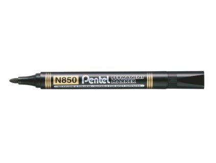 Permanentný popisovač, 1,5 mm, kužeľový hrot, PENTEL "N850", čierna