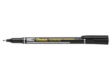 Permanentný popisovač, 0,5 mm, PENTEL "NF450", čierna