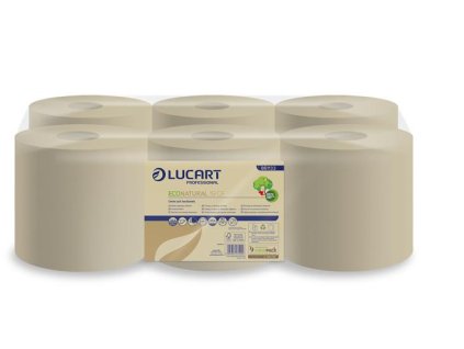 Utierky, v kotúči, 2-vrstvové, LUCART "EcoNatural 19 CF", havanna hnedá