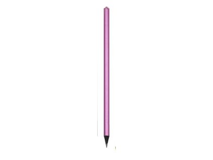 Ceruzka, kovová ružová, s ružovými SWAROVSKI® kriľtáľmi, 14 cm, ART CRYSTELLA®