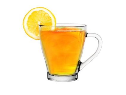 Hrnček, sklenený, 6 ks set, 25 cl "TeaTime"
