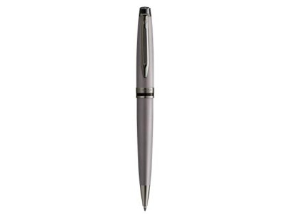Guľôčkové pero, 0,7 mm, telo pera: kovová strieborná, strieborný klip, WATERMAN "Expert Special Edition", modrá