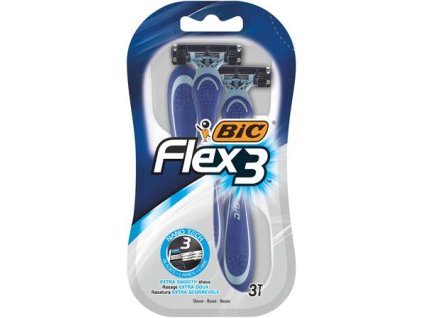 Holiaci strojček, pásnky, jednorazový, BIC "FLEX 3"