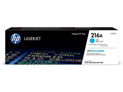 W2411A Laserový toner do HP Color LaserJet Pro M182, M183 tlačiarní, HP 216A, modrá, 0,85k