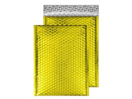 Bublinková obálka, C4, 324x230 mm, BLAKE, lesklá zlatá