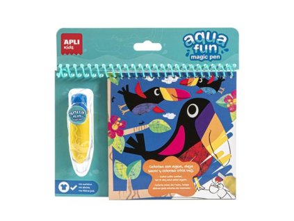 Omaľovánka, vodová APLI Kids "Aqua Fun", džungľa