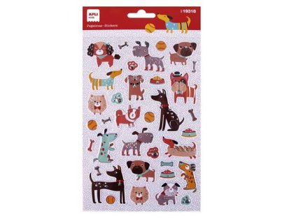 Nálepky, APLI Kids "Stickers", pes