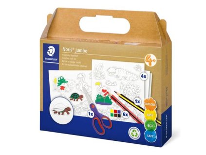 Kreatívna sada s nálepkami, STAEDTLER "Noris® jumbo 61 C3"