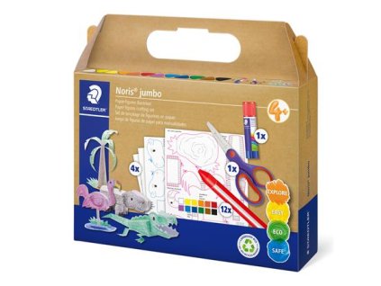 Kreatívna sada s papierovými figúrkami, STAEDTLER "Noris® jumbo 61 C4"