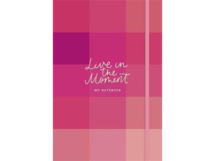 Zápisník, A5, linajkový, čistý, bodkovaný, 96 listov, tvrdá obálka, SHKOLYARYK "Live in the moment", rôzne vzory