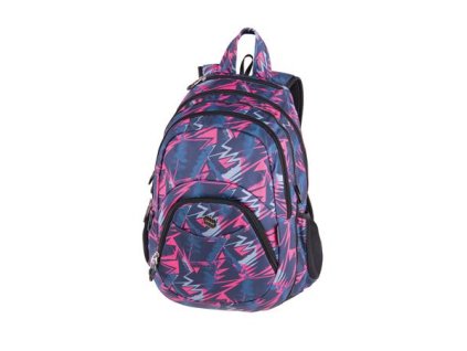 Batoh, 2in1, s priehradkou na notebook a s audio konektorom, PULSE "Teens Pink Ice"