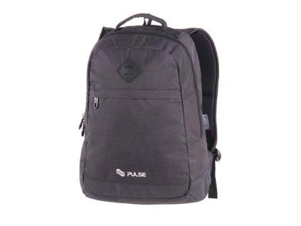 Batoh, s priehradkou na notebook, PULSE "Bicolor", tmavosivý-čierny