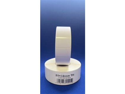 Etikety, termo, 20x32 mm, 2500 etikiet/kotúč, biele