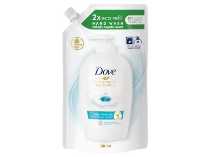 Tekuté mydlo, náhradná náplň, 500 ml, DOVE "Care&Protect"
